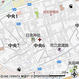 高知県宿毛市中央6丁目周辺の地図