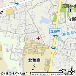 熊本県玉名市立願寺251周辺の地図