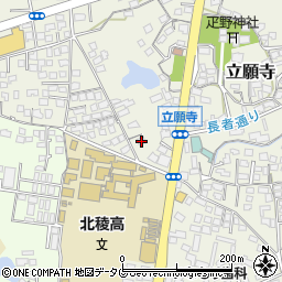 熊本県玉名市立願寺301周辺の地図