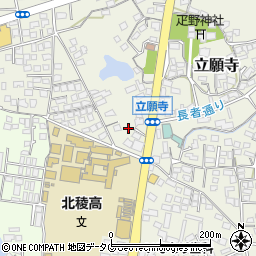 熊本県玉名市立願寺305周辺の地図
