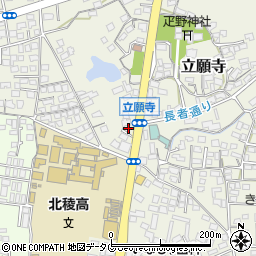 熊本県玉名市立願寺320-2周辺の地図