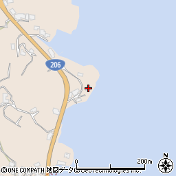 長崎県長崎市琴海形上町1287周辺の地図