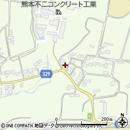 熊本県菊池市泗水町田島2407周辺の地図