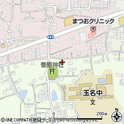 熊本県玉名市中尾335周辺の地図