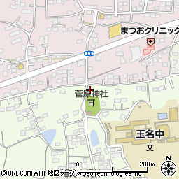 熊本県玉名市中尾333周辺の地図