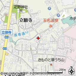 熊本県玉名市立願寺72周辺の地図