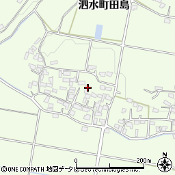 熊本県菊池市泗水町田島1545周辺の地図