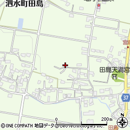 熊本県菊池市泗水町田島1782周辺の地図