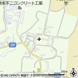 熊本県菊池市泗水町田島2308周辺の地図
