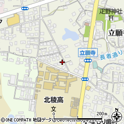 熊本県玉名市立願寺251-4周辺の地図