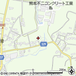 熊本県菊池市泗水町田島2087周辺の地図