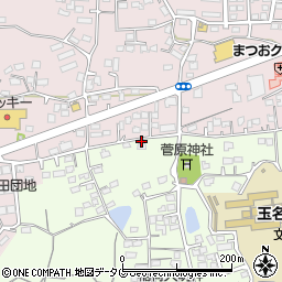 熊本県玉名市中尾328周辺の地図