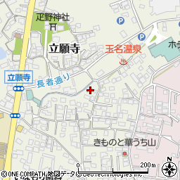 熊本県玉名市立願寺72-1周辺の地図