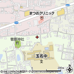 熊本県玉名市中尾345周辺の地図