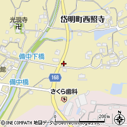 熊本県玉名市岱明町西照寺472周辺の地図