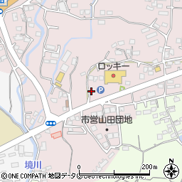 熊本県玉名市山田2082周辺の地図