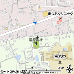 熊本県玉名市中尾334周辺の地図