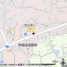 熊本県玉名市山田2062周辺の地図