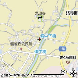 熊本県玉名市岱明町西照寺254周辺の地図