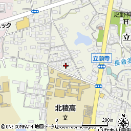 熊本県玉名市立願寺252周辺の地図
