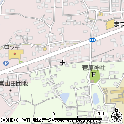 熊本県玉名市山田2043周辺の地図