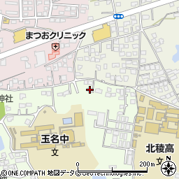 熊本県玉名市中尾536-2周辺の地図