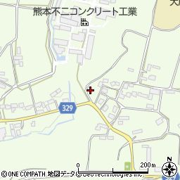 熊本県菊池市泗水町田島2405周辺の地図