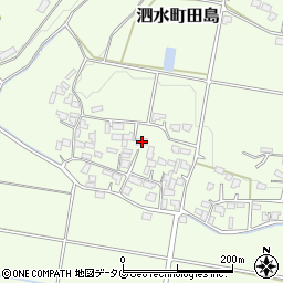 熊本県菊池市泗水町田島1552周辺の地図