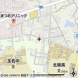 熊本県玉名市中尾529周辺の地図