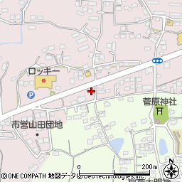 熊本県玉名市山田2049周辺の地図