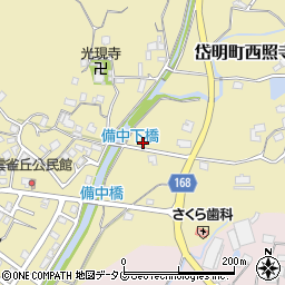 熊本県玉名市岱明町西照寺222-9周辺の地図