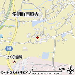 熊本県玉名市岱明町西照寺491周辺の地図