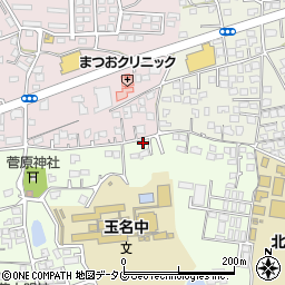 熊本県玉名市中尾349周辺の地図