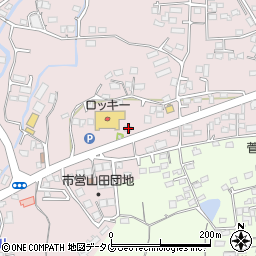 熊本県玉名市山田2060周辺の地図