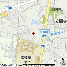 熊本県玉名市立願寺300周辺の地図