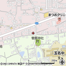 熊本県玉名市山田2039周辺の地図