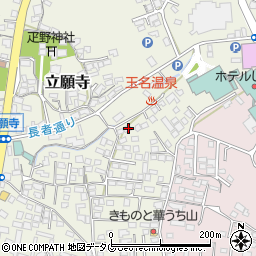 熊本県玉名市立願寺64周辺の地図