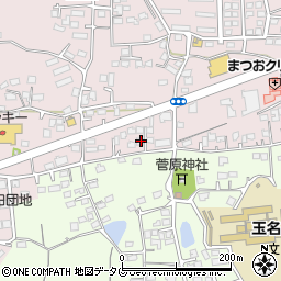 熊本県玉名市山田2040-3周辺の地図