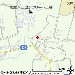 熊本県菊池市泗水町田島2411周辺の地図