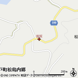 桜坂周辺の地図