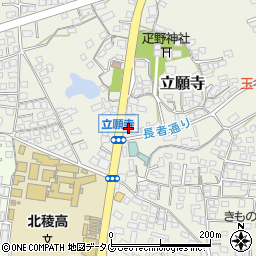 熊本県玉名市立願寺397周辺の地図