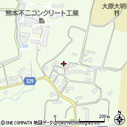 熊本県菊池市泗水町田島2390周辺の地図