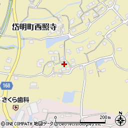 熊本県玉名市岱明町西照寺502周辺の地図