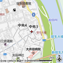 高知県宿毛市中央3丁目周辺の地図