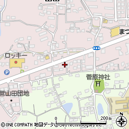 熊本県玉名市山田2044周辺の地図