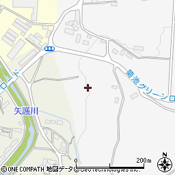 熊本県菊池市旭志新明325周辺の地図
