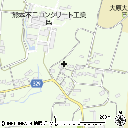 熊本県菊池市泗水町田島2410周辺の地図