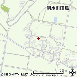 熊本県菊池市泗水町田島1557周辺の地図