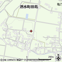 熊本県菊池市泗水町田島1588周辺の地図