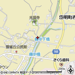 熊本県玉名市岱明町西照寺232-5周辺の地図